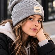 Fashion čepice grey