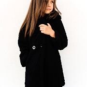 Alpaka kabát black