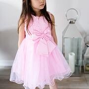 Růžové šaty pro družičky Amélie