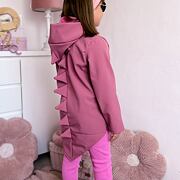 Dino softshell bunda pink