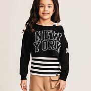 All for kids crop mikina NEW YORK