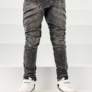 All for kids biker jogger jeansy ice black