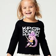 K-pop: Lovkyně démonů blůzka černá