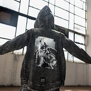 Mash Mnie soft dark denim mikinová bunda WOLF