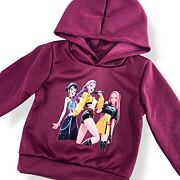 Demon Hunters zateplená mikina purple