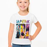 Huntrix triko bílé