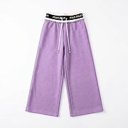 Široké relax kalhoty MIA fialové