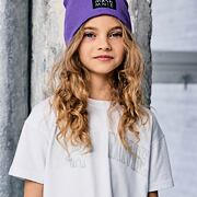 MASH MNIE žebrovaná čepice lila