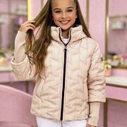 PREMIUM jarní bunda s dlouhými náplety beige