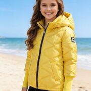 PREMIUM jarní bunda s dlouhými náplety sunshine