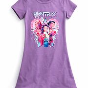 Huntrix letní šaty lila