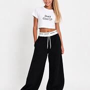 DESIGNED premium lounge teen pants BLACK