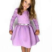 Luxury lila dress - fialové dívčí šaty