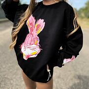 Bunny mikina black