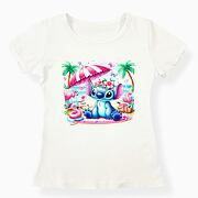 Lilo & Stitch triko BEACH bílé