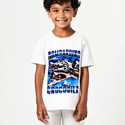 Bombardino Crocodilo triko bílé