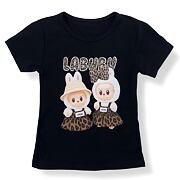 Labubu triko leopard černé