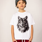 Mash Mnie triko wolf bílé