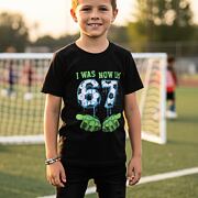 Six Seven triko football černé