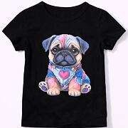 Buldoček triko černé