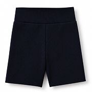 Stretch žebrované kraťásky BLACK