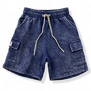 Soft denim baggy kapsáčové kraťasy