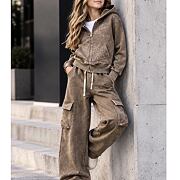 Soft cotton denim teenage souprava DIVA beige