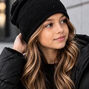 SHINE beanie čepice černá