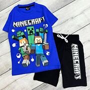 Minecraft letní set blue