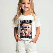 Ballerina Cappuccina triko bílé
