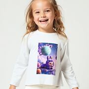 Labubu longsleeve triko UNIVERSE bílé