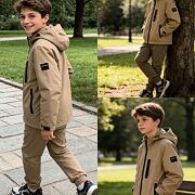 Jarní přechodová sporty bunda béžová