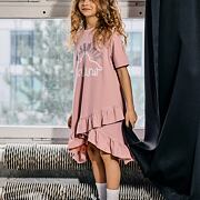 Mash Mnie asymetrické šaty pink