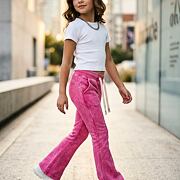 Acid wash pink zvonáče s kamínky