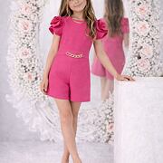 Fancy overal malinový