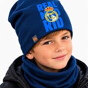 Čepice s nákrčníkem Real Madrid modrá