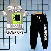 Champions hoodie triko + tepláky GREY