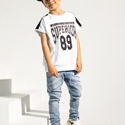 All for kids biker jogger jeansy ice blue