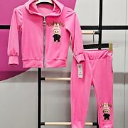 Labubu soft velur tepláková souprava pink