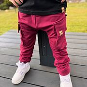 Bordo chlapecké baggy kapsáče zip