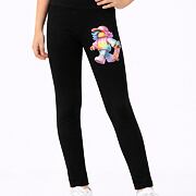 Roblox žebrované legíny černé