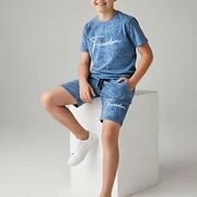 Freedom acid wash set blue