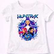 Huntrix triko bílé