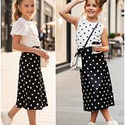Satin midi sukně black/white