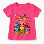 Squishy dumpling triko GANG tmavě růžové