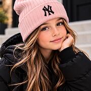 NY čepice pudder pink