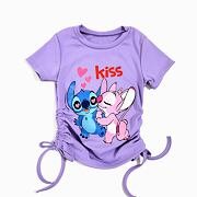 Lilo & Stitch KISS blůzka fialová