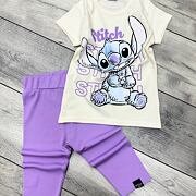 Lilo & Stitch triko + kraťasy lila
