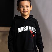 Mash Mnie hoodie mikina WOLF černá