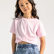 All for kids twist crop triko sweet pink